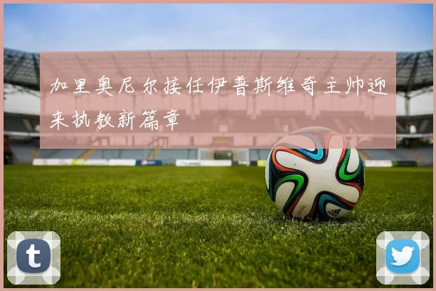 加里奥尼尔接任伊普斯维奇主帅迎来执教新篇章