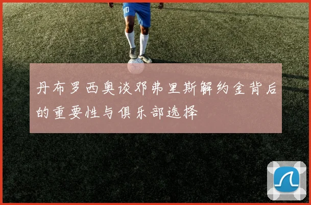 丹布罗西奥谈邓弗里斯解约金背后的重要性与俱乐部选择